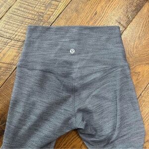 RARE: heather grey lululemon align leggings size 4 and 28”